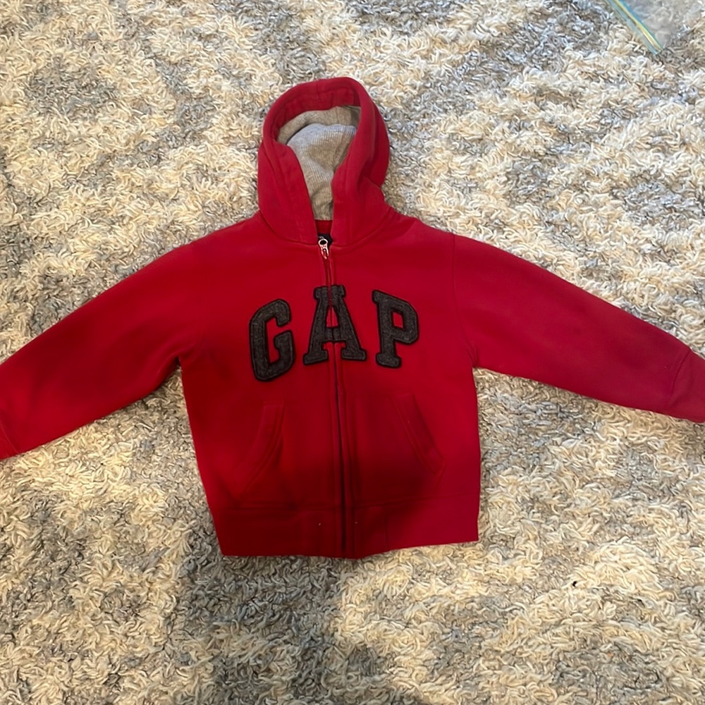 XS red hap hooded sweatshirt!
